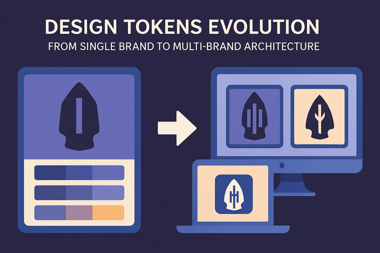 Design Tokens Evolution - From Single Brand to Multi-Brand Architecture