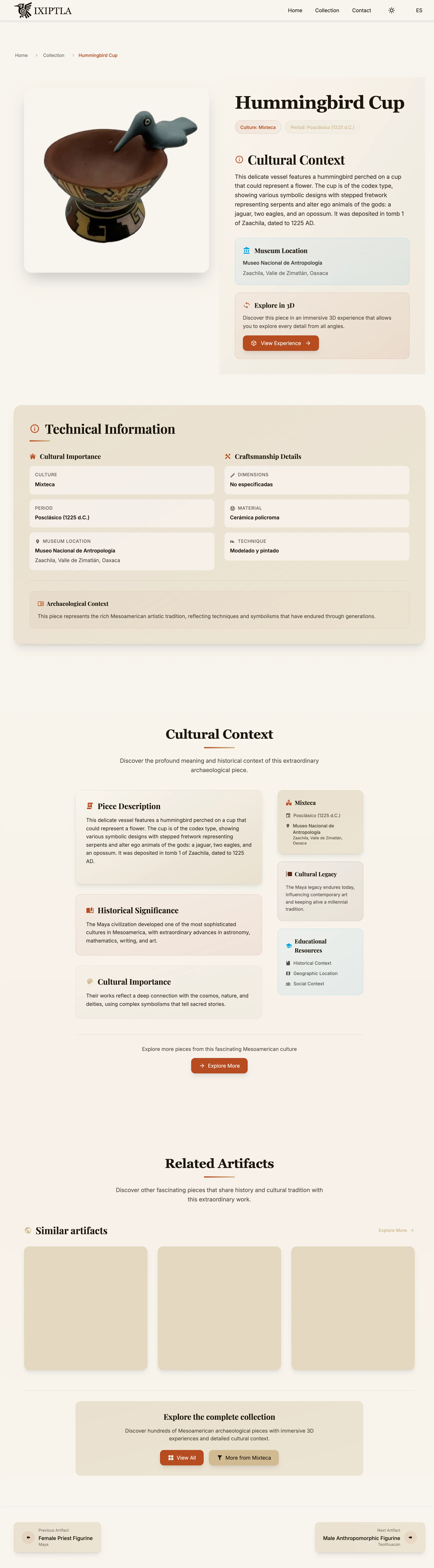 Ixiptla V2 - From Prototype to Production: Scaling a 3D Museum with Cultural Sensitivity - View 3