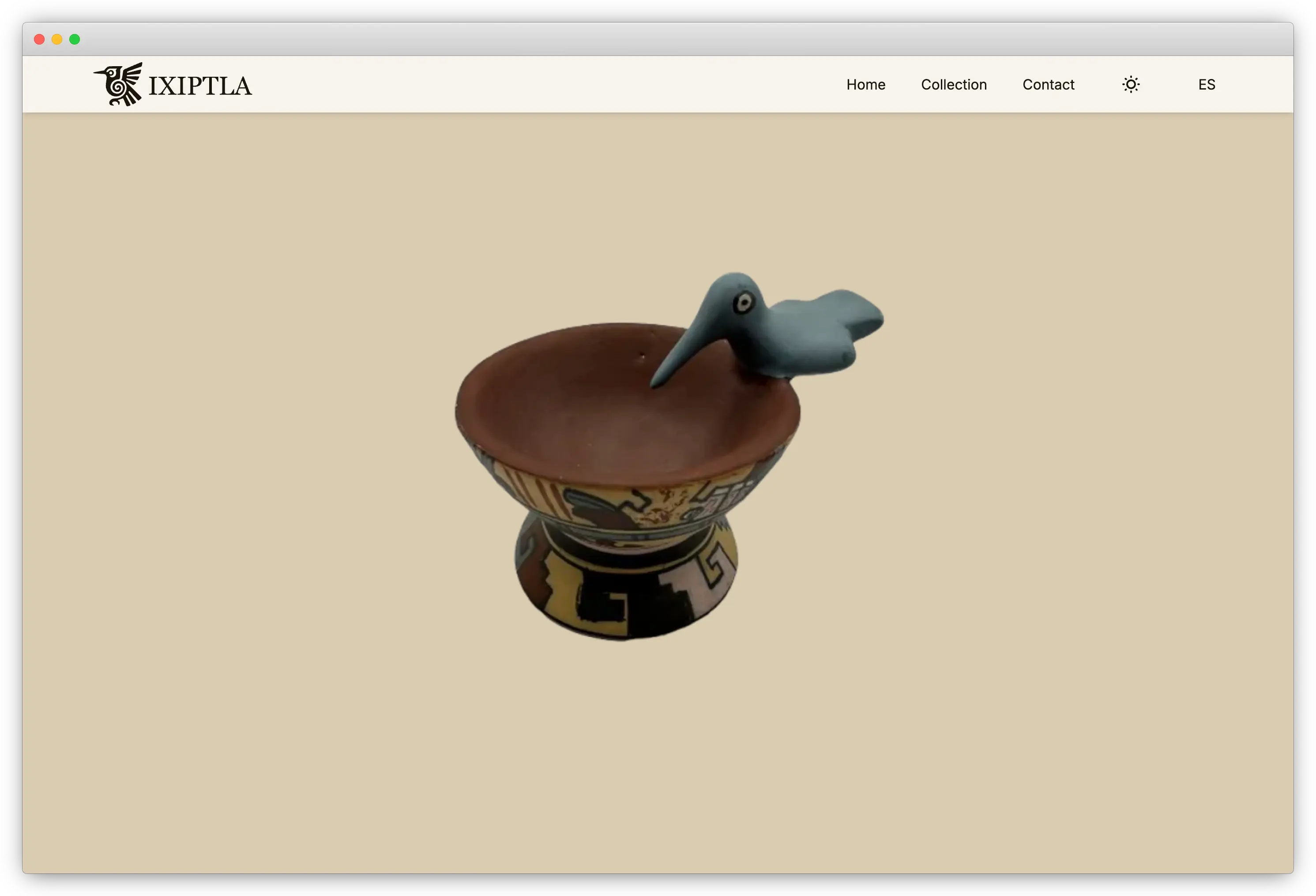 Ixiptla - Archaeological Replicas Showcase